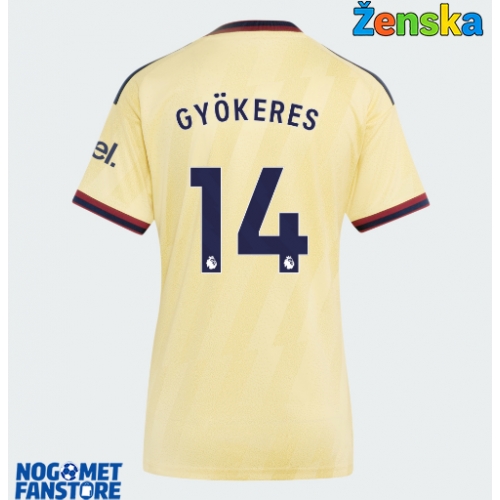 Arsenal Viktor Gyokeres #14 Rezervni Dres za Ženska 2026-27 Kratak Rukav